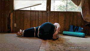 pleasetiemeup.com - 2450 Sandra Silvers, Yoga Instructor Nabbed! thumbnail