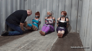 pleasetiemeup.com - 3766: Sandra Silvers, Ami Mercury, Zonah Bellum and Ben thumbnail